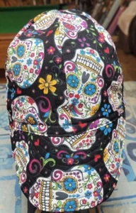 WELDING CAP MADE  WITH BLACK SKULL - Picture 1 of 1