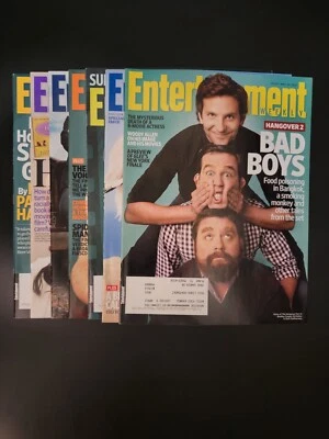 Entertainment Weekly 2011 Lot Of 7 Hangover Bateman Super 8 Cowboys Aliens FN+ - Image 1 of 4