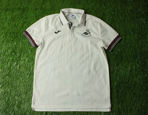 SWANSEA CITY WALES 2016/2017 FOOTBALL POLO SHIRT JERSEY TRAINING JOMA ORIGINAL Cover