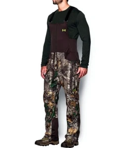 Mens Under Armour Storm 1 Stealth Fleece Realtree Xtra Camo Bibs 2XL - Picture 1 of 13