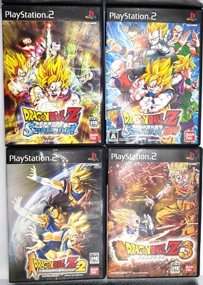 PS2 DragonBall Z2, Z3, Sparking, Sparking Neo 4 game set PlayStation2 from Japan - Image 1 of 4