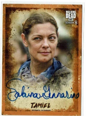 Walking Dead Season 8 Auto Autograph A-SGT Sabrina Gennarino as Tamiel #03/99 - Image 1 of 2