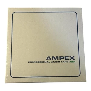 Sealed Ampex 651 1/4″ × 2400′ 7″ Reel Tape – NOS Pro Audio - Picture 1 of 6