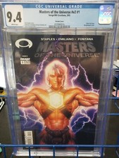 Masters Of The Universe #1 Comic CGC 9.4 Silver Foil Variant Wraparound Cover