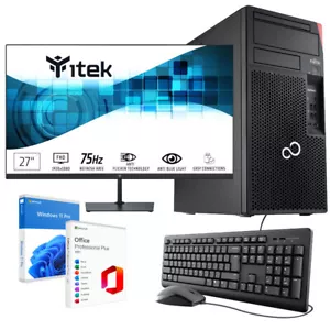 PC Ricondizionato Computer Completo FUJITSU P758 i5-8400 16GB 512GB MONITOR 27" - Foto 1 di 1