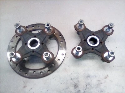 2019 Can Am Outlander 570 EFI Rear Wheel Hubs Brake Disc LH RH 17 18 19 20 - Image 1 of 4