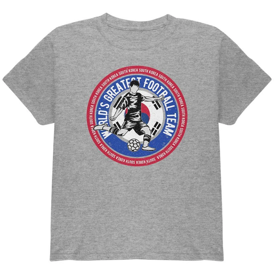 Camiseta Juvenil Copa Mundial Corea del Sur Fútbol Mejor Equipo de Fútbol del Mundo Foto 1 de 1