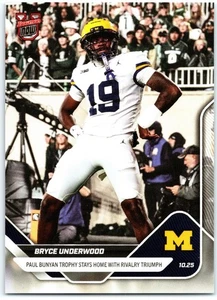 #36 Bryce Underwood Paul Bunyan Pose 2025 Topps Bowman U Now Michigan Wolverines - Bild 1 von 2