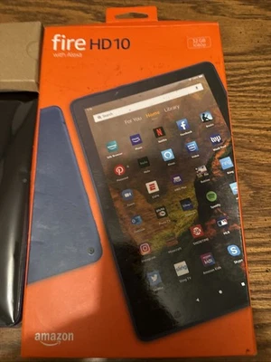Amazon Fire HD 10 32GB 3GB 10.1'' Wi-Fi Tablet - Black New In Opened box - Image 1 of 4