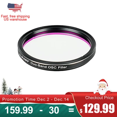 Filtro Telescopio SVBONY SV220 H-Alfa y OIII 7nm Doble Banda 2" Filtro Nebulosa Foto 1 de 4