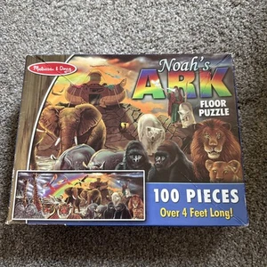 Noah's Ark 100 Pc Floor Puzzle - Melissa & Doug Please Read - Picture 1 of 7