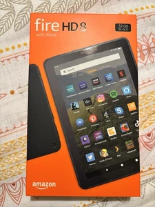 Amazon Fire HD 8 32GB 10th Generation With Alexa New Black - Picture 1 of 6