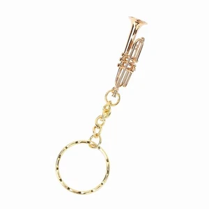 Musical Instruments Keychain Trumpet Pendant Key Ring Gift Decoration Gift US - Picture 1 of 22