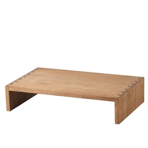 Monitor Stand Wooden - Desk Stand Wood for Computer/Laptop/TV Printer - Monit... - Picture 1 of 7