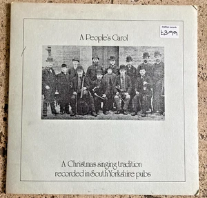 VARIOUS - A PEOPLES CAROL A CHRISTMAS SINGING UK 1974 VINYL LP RECORD💥MINT - Picture 1 of 3