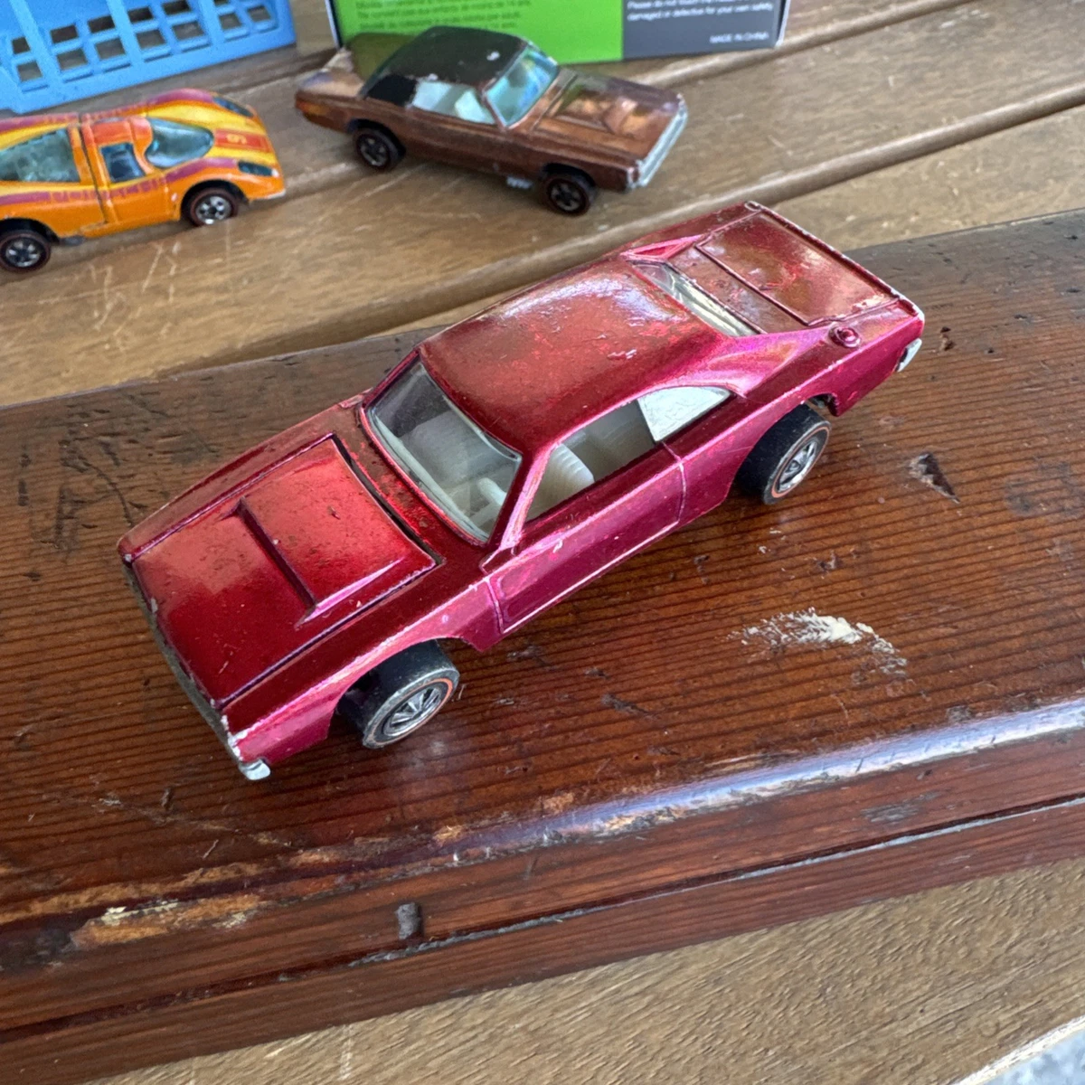 ミニカー Hot Wheels Redline Custom charger Vintage Original Hot Wheels Redline Custom 1969 Dodge Charger