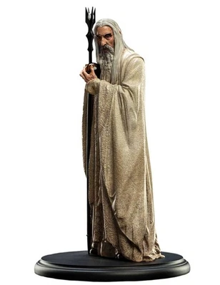 Il Signore Degli Anelli Statua Saruman The White 19 Cm Weta Collectibles - Immagine 1 di 4