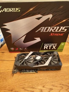 Gigabyte GeForce RTX 2070 Aorus Xtreme 8Gb GDDR6 Graphics Card Repasted! - Picture 1 of 6