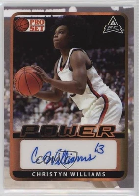 2021-22 Leaf Pro Set Power Base Auto Christyn Williams #BA-CW1 Auto - Image 1 of 2
