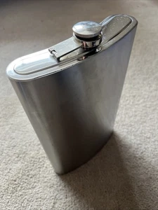 Jumbo Hip Flask 1.8 Litres Stainless Steel - VGC - Picture 1 of 7