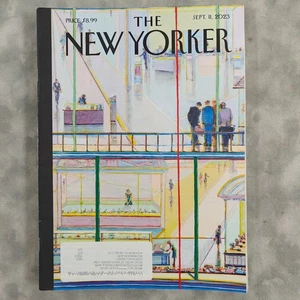 New Yorker Magazine Sept 11 2023 Wayne Thiebaud Cover Office and Shopping Mall - Picture 1 of 2