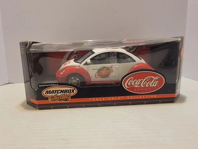 1:18 Volkswagen Beetle Coca Cola Matchbox Bug VW Diecast Car Model Car Coke r1 - Image 1 of 4