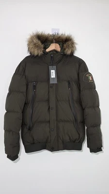 Belvotti Milano Very Warm Puffer Jacket Khaki Size S RRP £130 New with Tags - Image 1 of 4