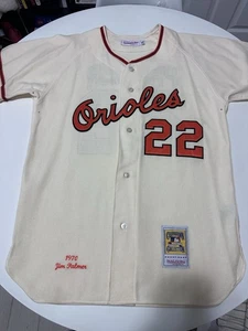 Mitchell & Ness 1970 Baltimore Orioles Jim Palmer Jersey Sz 44 L Gift - Picture 1 of 16