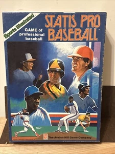 Sports Pro Baseball gioco da tavolo Avalon Hill Statis completo vintage anni 80 - Foto 1 di 16
