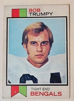 1973 Topps Football Card 7 Bob Trumpy Cincinnati Bengals  - Image 1 of 2