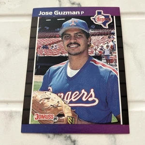 1989 Donruss #284 Jose Guzman Texas Rangers - Picture 1 of 2