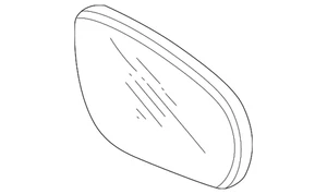 Genuine Honda Mirror R (R.C.) 76203-S01-A15 - Picture 1 of 2