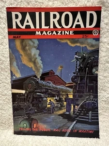 Revista de ferrocarril - Mayo 1943 Segunda Guerra Mundial Homefront - Imagen 1 de 24