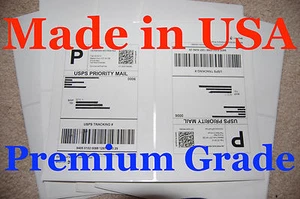 1000 Round Corner-Shipping Labels-Made in USA-Self Adhesive-USPS UPS FED-8.5x11 - Picture 1 of 4
