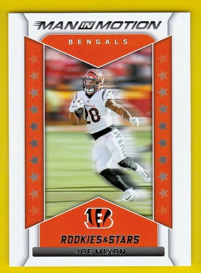 2022 ROOKIES & STARS MAN IN MOTION MM-8 JOE MIXON BENGALS - Image 1 of 1