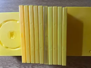 10 DVD Hüllen Gelb, Gelbtöne | Leerhülle, Aufbewahrungshüllen gute Qualität - Photo 1/1