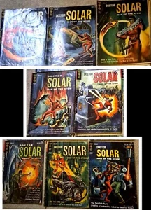 DOCTOR SOLAR : Man of the Atom #3/5/6/9/11/13/15/17 (1963) 8 Gold Key Comics dr. - Imagen 1 de 10