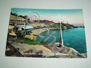 Cartolina Genova Quarto - Spiaggia - Scoglio dei Mille. - Foto 1 di 1