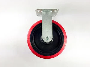 8" x 2" Polyurethane On Plastic Caster - Rigid  - Bild 1 von 2
