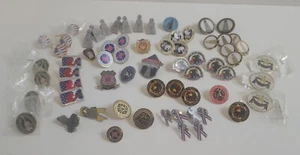 National Firefighter Lapel Pin Bundle - 65 Total Pins Rescue Honored Decorated  - Picture 1 of 17