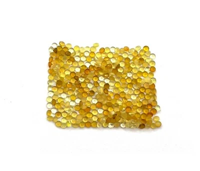 Lote de 382 piedras preciosas sueltas de ópalo canario natural corte redondo 2 mm 10 CT Foto 1 de 4