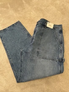 Pantalones de mezclilla holgados para hombre Marks and Spencer W44 L33 - Imagen 1 de 7