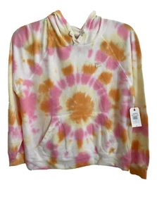 Billabong Girls Tie Dye Dreamy Colors (Pink, Yellow, Mango) Hoodie Sz L/12, $60 - Picture 1 of 5