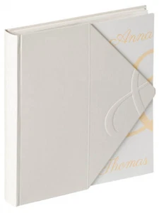 Carta de Amor Fotoalbum Hochzeit 28x30,5 cm 50 weiße Seiten mit Geschenkbox - Bild 1 von 3
