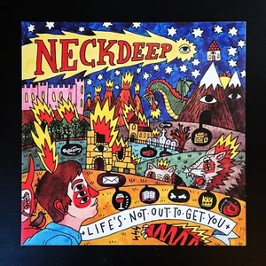 NECK DEEP - LIFE'S NOT OUT TO GET YOU Limited Edition TURQUOISE Vinyl LP Punk - Picture 1 of 11