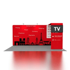 20ft Custom Trade Show Display Booth Sets Event Exhibits with TV Bracket - Picture 1 of 7