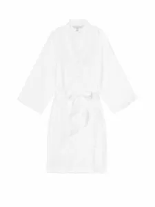 Victoria's Secret Robe Satin Bride Bridal Collection One Size White - Picture 1 of 6