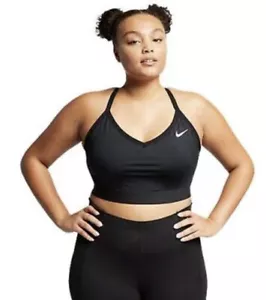 Nike Women's Bra Light-Support Sports Indy Removable Padding Plus Size 2X NEW - Picture 1 of 5
