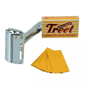 Double Edge Butterfly Style Rasierhobel plus 10 Treet und 5 Double Edge Klingen - Bild 1 von 8