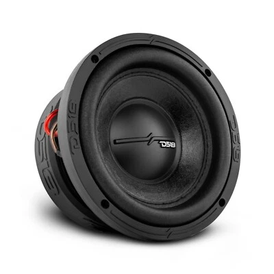 DS18 ZR6.4D 6 Inch Car Audio Subwoofer 600W Watt Dual Voice Coil 4-Ohm 1 Speaker